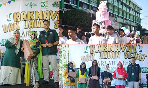 Jalan Sehat dan Karnaval Harlah SMK WELA Ke-37